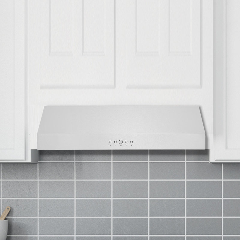 Ancona 30 in. Ducted Under Range Hood in Stainless Steel Wayfair